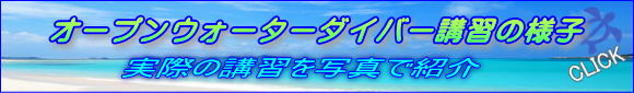 オープンウォーターダイバー講習の様子。実際の講習を写真で紹介。
